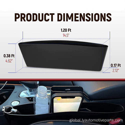 Plastic Seam Storage Plastic seat slot storage box in the vehicle Factory